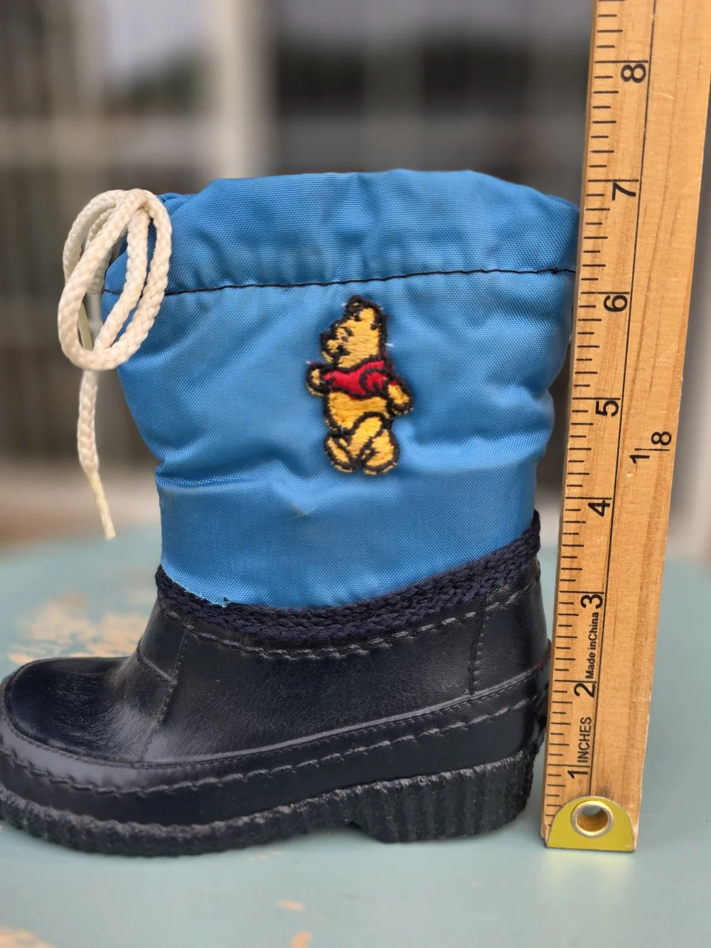 Vintage Sears Winnie the Pooh Snow Boots Size 7 Made in USA w/ Box